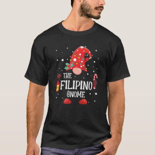 Camiseta O Gnomo de Natal da Família Feliz dos Filipinos Gn