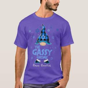 Camiseta O Gnomo Gassy Feliz Hanukkah Gnomos Judeus