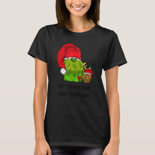 Camiseta O Gnomo Que Roubou O Gnomo Fofo De Natal Como Papa
