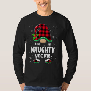Camiseta O Gnomo Travesso Buffalo Plaid Natal Correspondent