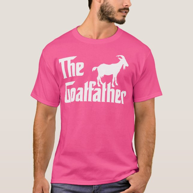 Camiseta O Goatdad Engraçado Padre Goat (Frente)