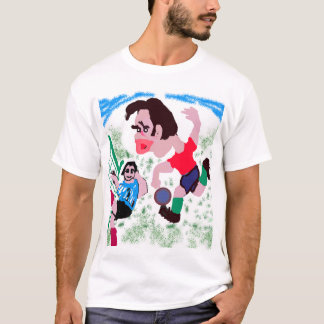 Camiseta O Gol Decisivo – Caricatura de Futebol