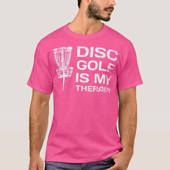 Camiseta O Golf De Disco É O Meu Disco Terapêutico O Golf F (Frente)