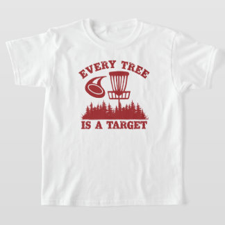 Camiseta O Golfe do Disco Engraçado Cada árvore é um alvo