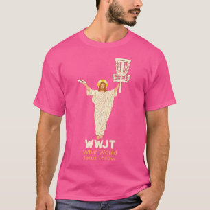 Camiseta O Golfe Do Disco Para Que Jesus Jogaria Frisbee En