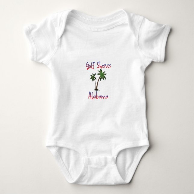 Camiseta O golfo suporta Alabama (Frente)