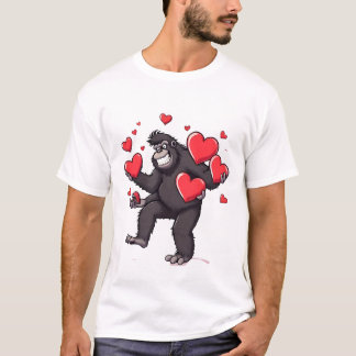 Camiseta O Gorila Doador de Corações
