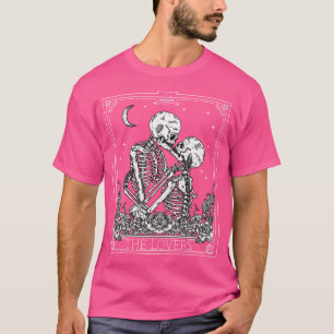 Camiseta O Gótico de Astrologia do Vintage Tarot Card dos A