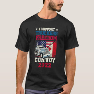 Camiseta O governo federal apoia 2022 caminhoneiros nos EUA