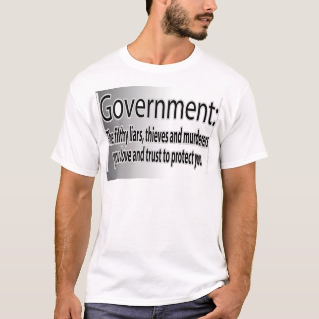 Camiseta O governo: Mentirosos sujos (Frente)