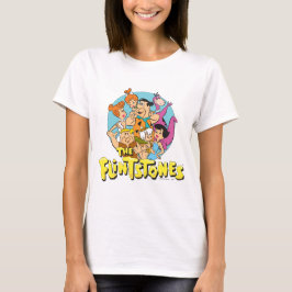 Camiseta O Gráfico da Família Flintstones e Rubbles
