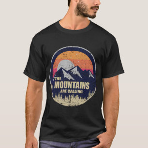 Camiseta O gráfico das montanhas está chamando