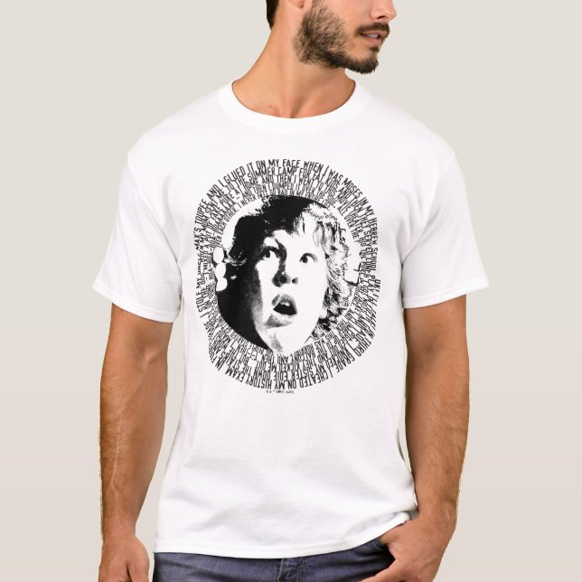 Camiseta O Gráfico de Confissão de Partes das Goonies (Frente)