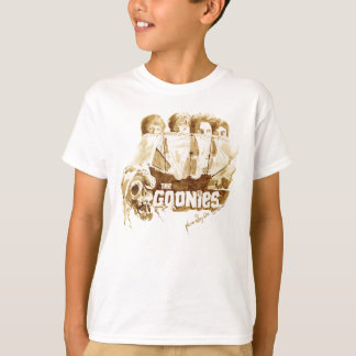 Camiseta O Gráfico de Cores d'Água do Navio Pirata dos Goon