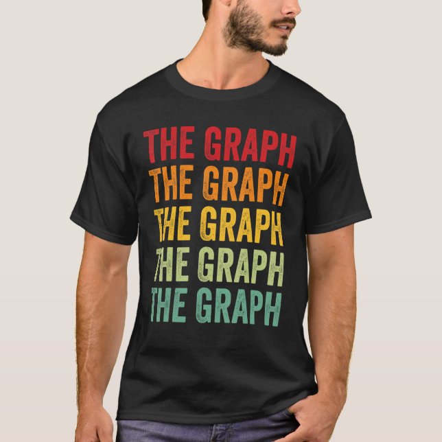Camiseta O Gráfico Design de Texto Arco-íris Crypto (Frente)