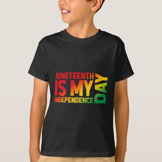 Camiseta O Gráfico do Meu Dia de Independência (Frente)