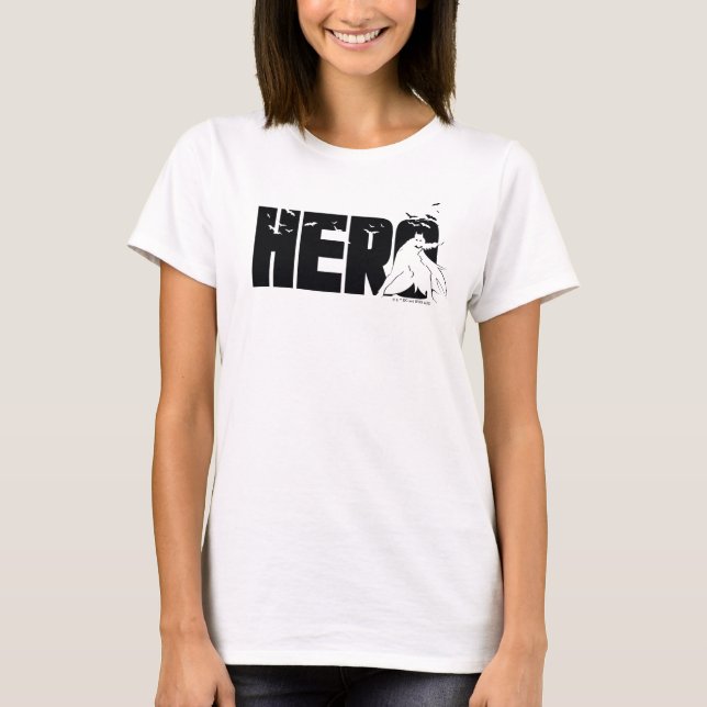 Camiseta O Gráfico "Herói" do Batman (Frente)