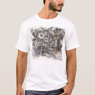 Camiseta O grafite de arte de rua inspirou merda de desenho