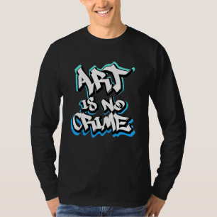 Camiseta O Grafite Do Sprayer Não É Hip Hop Da Rua Crime