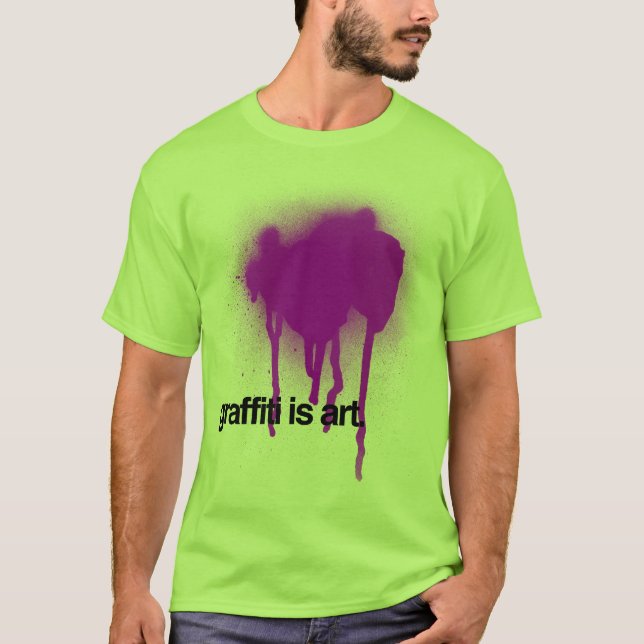 Camiseta O grafite é arte (Frente)