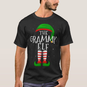 Camiseta O Grammy Elf Engraçado Matching Family Group Chris