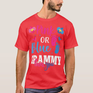 Camiseta O Grammy rosa ou azul ama você, amor, sexo feminin