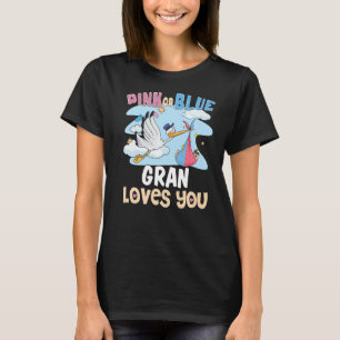 Camiseta O Gran Rosa ou Azul Te Ama A Melhor Avó Alguma Vez