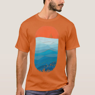 Camiseta O grande azul