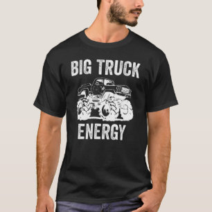 Camiseta O Grande Caminhão do Monstro de Energia dos Caminh