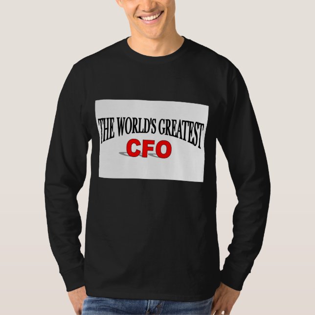Camiseta O grande CFO do mundo (Frente)