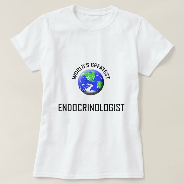 Camiseta O grande endocrinologista do mundo (Frente do Design)