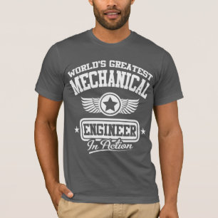 Camiseta O grande engenheiro mecânico do mundo na ação