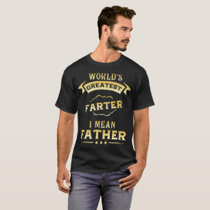 Camiseta o grande farter do mundo eu significo o pai