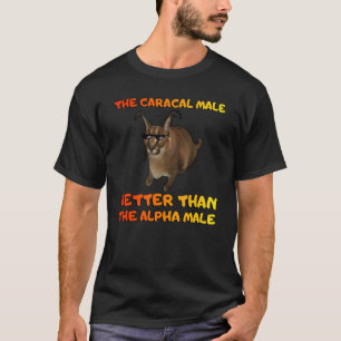 Camiseta O Grande Floppa Macho Grande Meme Caracal Gato Mac