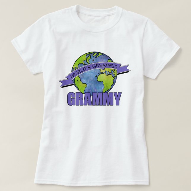 Camiseta O grande Grammy do mundo (Frente do Design)