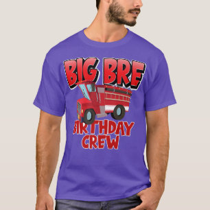 Camiseta O Grande Irmão, Aniversário da Tripulação, Bombeir