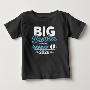 Camiseta O Grande Irmão Carregando: Anúncio de Novo Bebê