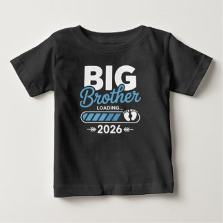 Camiseta O Grande Irmão Carregando: Anúncio de Novo Bebê