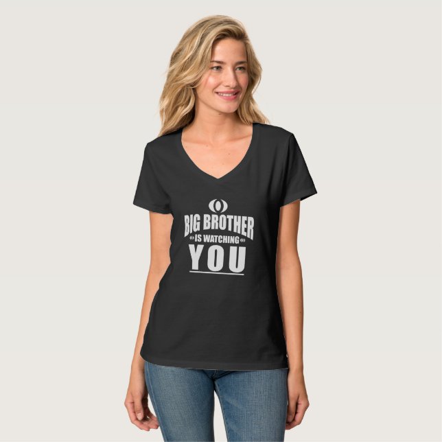 Camiseta O Grande Irmão Está Observando Você (Frente Completa)