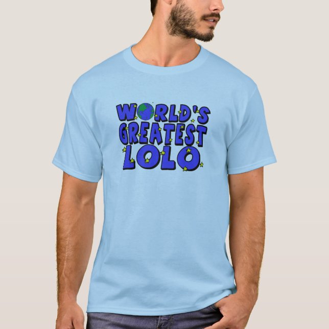 Camiseta O grande Lolo do mundo (Frente)