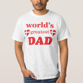 CAMISETA O GRANDE PAI DOS MUNDOS - BANDEIRAS DINAMARQUESAS