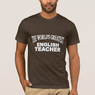 Camiseta O grande professor de inglês do mundo