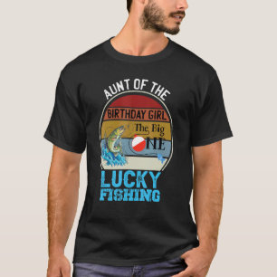 Camiseta O Grande Tema de Aniversário Tia Pescadora da Aniv
