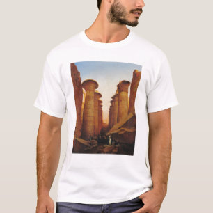 Camiseta O grande templo de Amun em Karnak