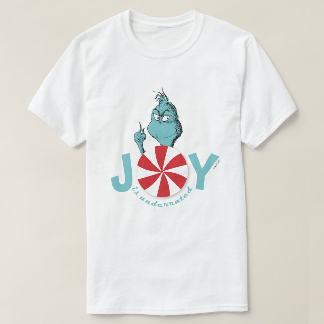 Camiseta O Grinch | Alegria é Subestimada (Frente do Design)