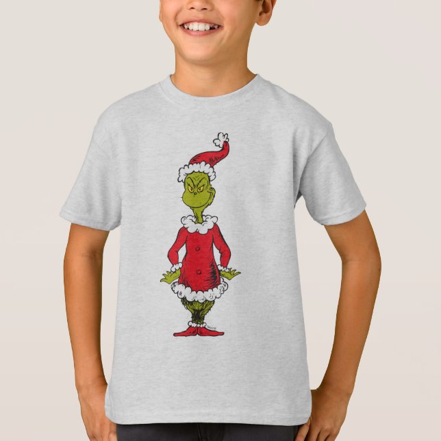 Camiseta O Grinch Clássico | Papai Noel (Frente)