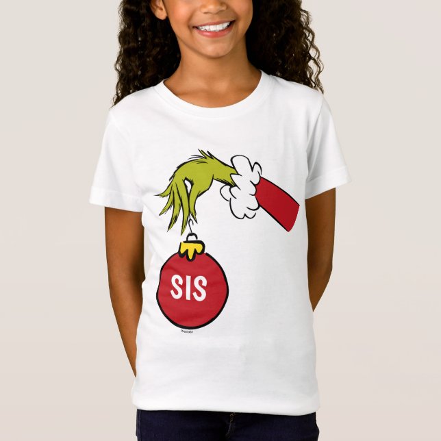 Camiseta O Grinch | Irmã (Frente)