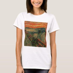 Camiseta O Gritar Avocado de Belas Artes Vegan Spoof