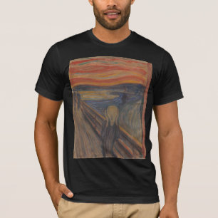 Camiseta O Gritar da Natureza por Edvard Munch 1893