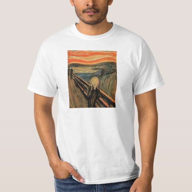 Camiseta O Gritar Edvard Munch (Frente)